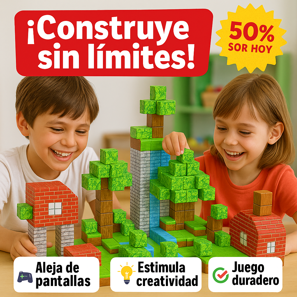 Set Magnético 3D: Construye Casas, Torres y Mucho Más