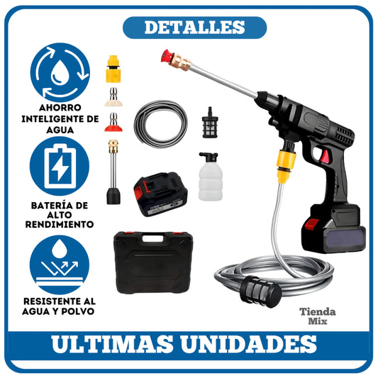 HydroJet Go™ – Hidrolavadora Inalámbrica de Alta Presión