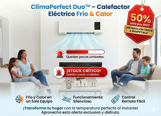ClimaPerfect Duo™ – Calefactor Eléctrico Frío & Calor