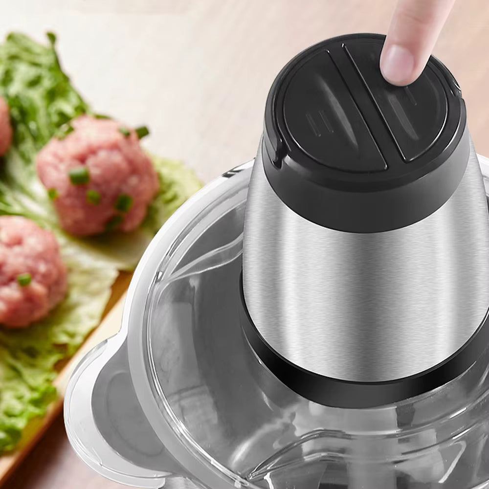Picadora y Moledora de alimentos 2 Litros Acero Inoxidable