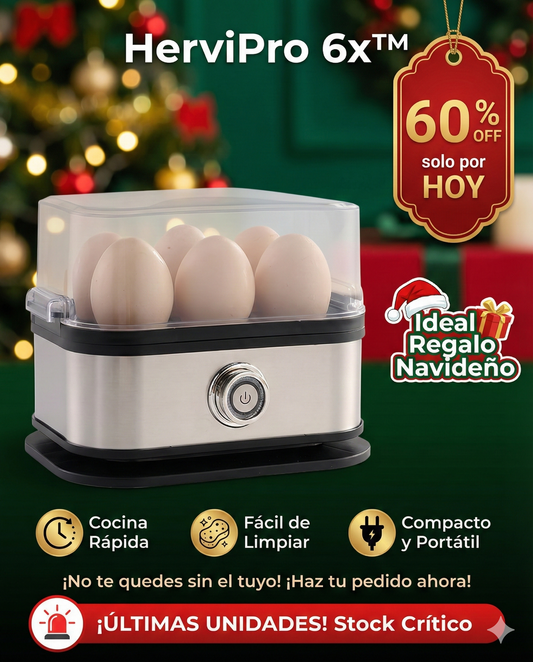 HerviPro 6X™ – Mini Hervidor Inteligente de Huevos